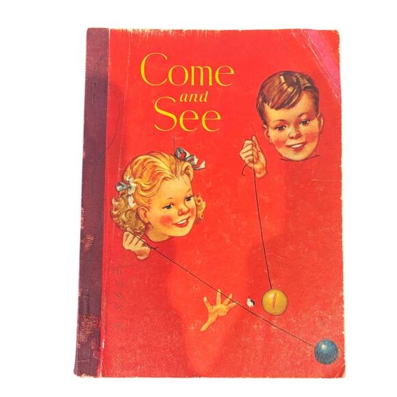 VTG 1950 Come and See, Reading for Living Series, 2nd Pre-Primer, PB - Picture 1 of 5